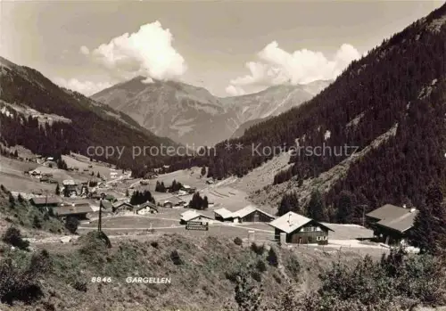 AK / Ansichtskarte Gargellen Montafon Vorarlberg AT Panorama