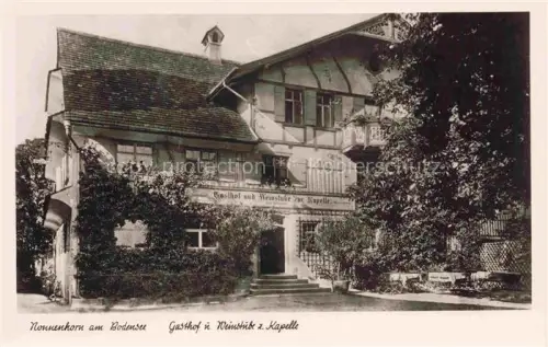 AK / Ansichtskarte Nonnenhorn Bodensee Gasthof und Weinstube zur Kapelle