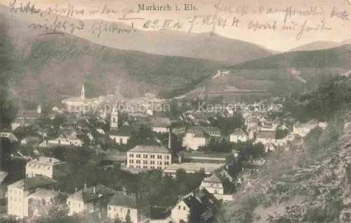 AK / Ansichtskarte Markirch Elsass Ste-Marie-aux-Mines 68 Haut-Rhin Panorama Feldpost