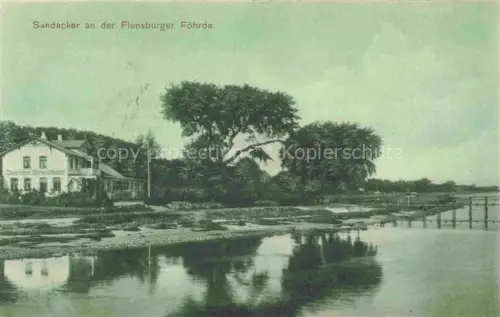 AK / Ansichtskarte Sandacker Flensburger Foerde Flensborg Schleswig-Holstein Panorama