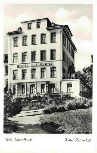 AK / Ansichtskarte BAD SCHWALBACH Hessen Hotel Kaiserhof