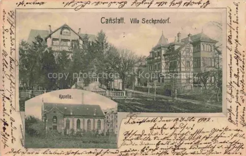 AK / Ansichtskarte Cannstatt Bad STUTTGART Villa Seckendorf Kapelle