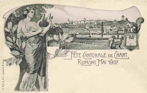 AK / Ansichtskarte Romont Epinal 88 Vosges Fete Cantonale de Chant Romont