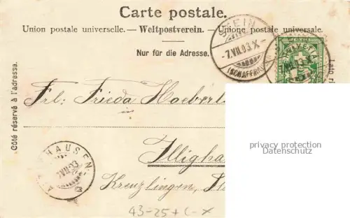 AK / Ansichtskarte STEIN  AM RHEIN SH Ritterstatue Panorama Saenger Postkarte