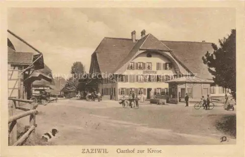 AK / Ansichtskarte Zaeziwil Konolfingen BE Gasthof zur Krone