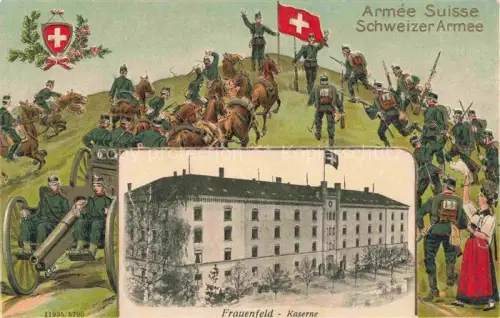 AK / Ansichtskarte FRAUENFELD TG Schweizer Armee Kaserne