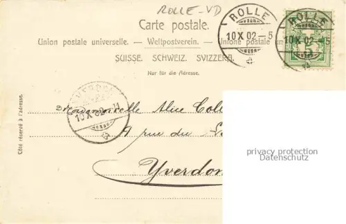 AK / Ansichtskarte ROLLE  Lac Leman VD Journal de Rolle