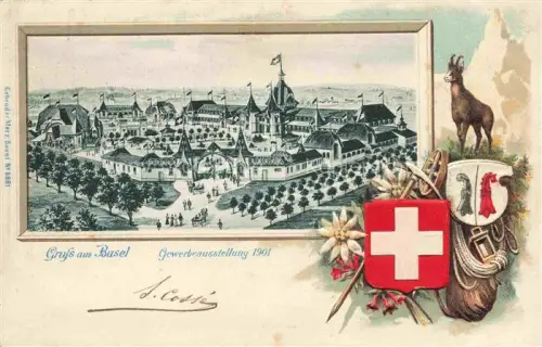 AK / Ansichtskarte BASEL BS Gewerbeausstellung 1901