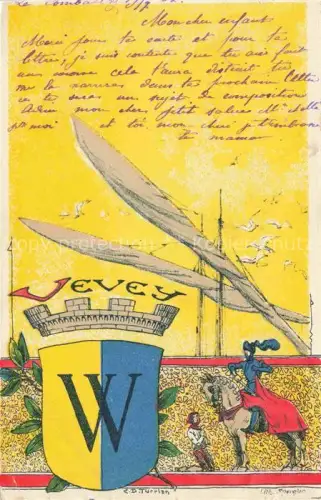 AK / Ansichtskarte VEVEY VD Wappen