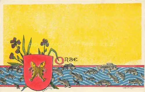 AK / Ansichtskarte Orbe VD Wappen