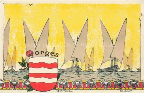 AK / Ansichtskarte MORGES VD Wappen