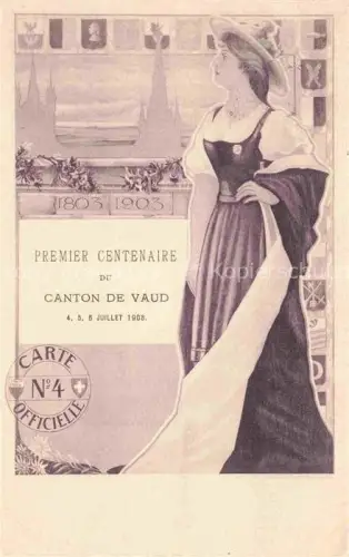 AK / Ansichtskarte LAUSANNE VD Premier Centenaire du Canton de Vaud