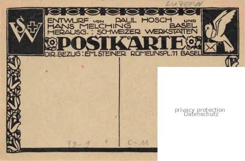 AK / Ansichtskarte LUZERN  LU Wappen