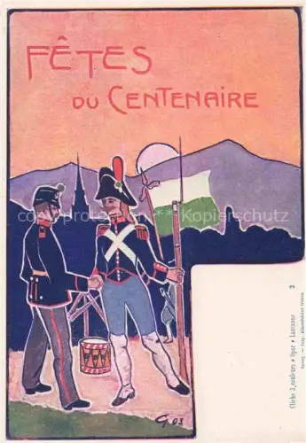 AK / Ansichtskarte LAUSANNE VD Fetes du Centenaire