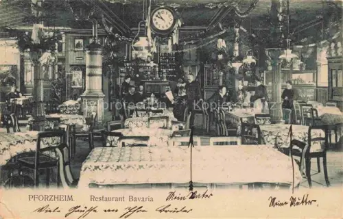 AK / Ansichtskarte PFORZHEIM BW Restaurant Bavaria