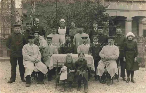 AK / Ansichtskarte STUTTGART  CITY Lazarett Gruppenaufnahme