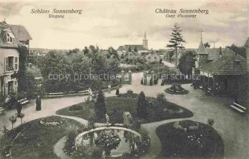 AK / Ansichtskarte Sonnenberg Chateau Carspach Karspach Altkirch 68 Haut-Rhin Cour d'honneur