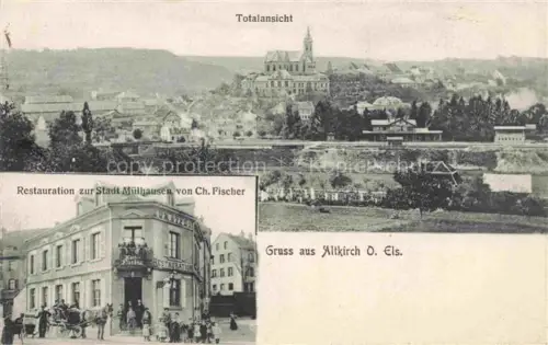 AK / Ansichtskarte Altkirch 68 Haut-Rhin Panorama Restauration zur Stadt Muehlhausen 