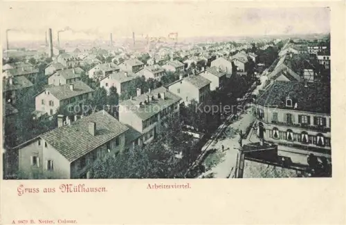 AK / Ansichtskarte MULHOUSE Muehlhausen 68 Haut-Rhin Arbeiterviertel 
