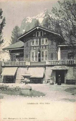AK / Ansichtskarte Grindelwald BE Hotel Adler