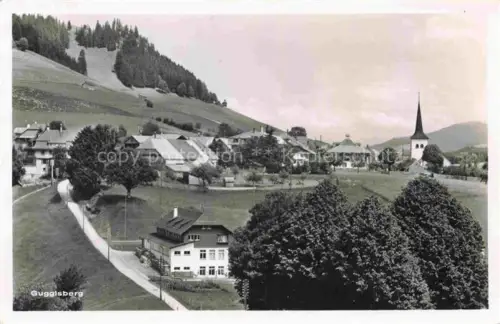 AK / Ansichtskarte Guggisberg Schwarzenburg BE Ortsansicht mit Kirche