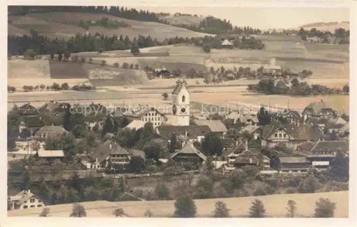 AK / Ansichtskarte Sumiswald Trachselwald BE Ortsansicht mit Kriche