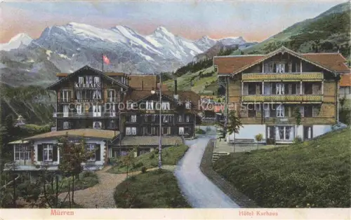 AK / Ansichtskarte Muerren BE Hotel Kurhaus Berner Alpen
