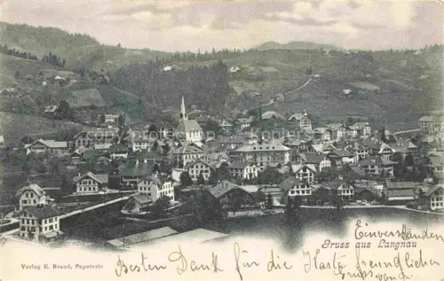 AK / Ansichtskarte Langnau  Emmental BE Panorama