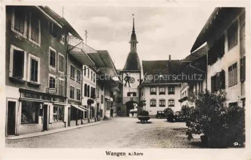 AK / Ansichtskarte Wangen Aare BE Motiv Ortszentrum Stadttor