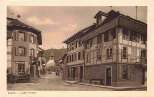 AK / Ansichtskarte LAUPEN BE Marktgasse