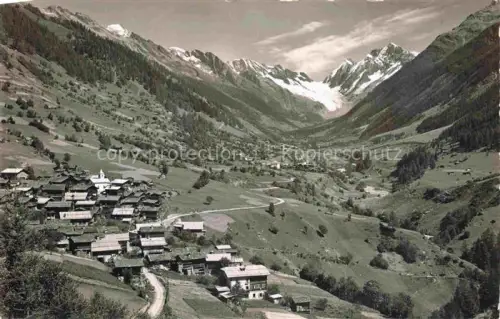 AK / Ansichtskarte Ferden Loetschental Raron VS Panorama Loetschental Blick gegen Kippel