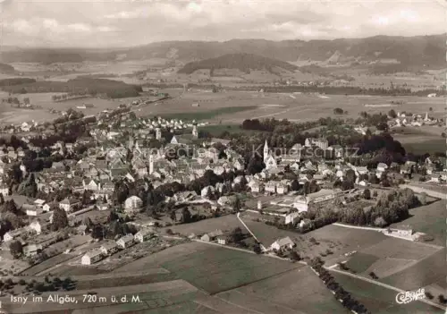 AK / Ansichtskarte Isny Allgaeu Bayern Fliegeraufnahme