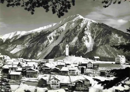 AK / Ansichtskarte Schmitten Albula GR Panorama Albulatal Blick gegen Muchetta