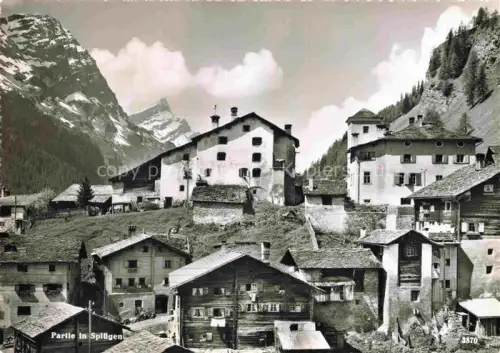 AK / Ansichtskarte Spluegen 2113m GR Teilansicht