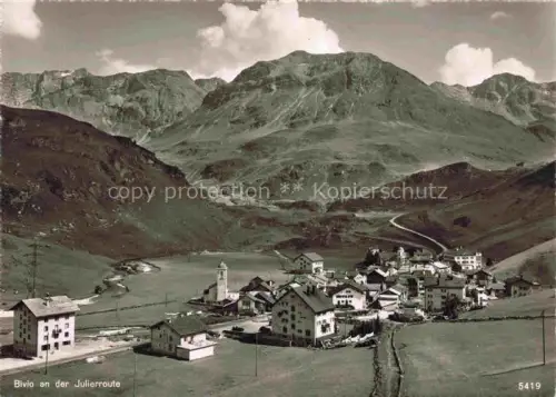 AK / Ansichtskarte Bivio Julierpass Albula GR Panorama Julierroute