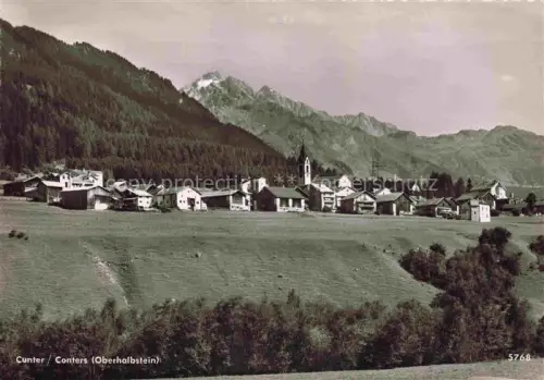 AK / Ansichtskarte Cunter Conters Albula GR Panorama