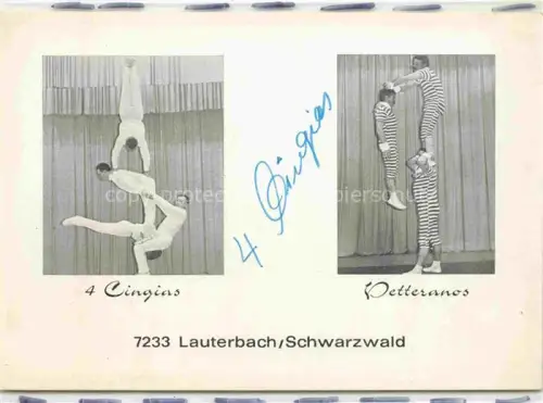 AK / Ansichtskarte Lauterbach Schwarzwald 4 Cingias Vetteranos Sportler