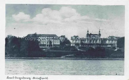AK / Ansichtskarte Bad Segeberg Blick ueber den See zum Kurhaus