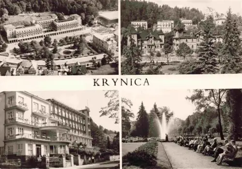 AK / Ansichtskarte Krynica  Zdroj Kryniga Nowy Sacz PL Nowy Dom Zdrojowy Fragment uzdrowiska 