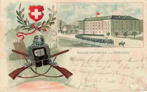 AK / Ansichtskarte HERISAU AR Kaserne