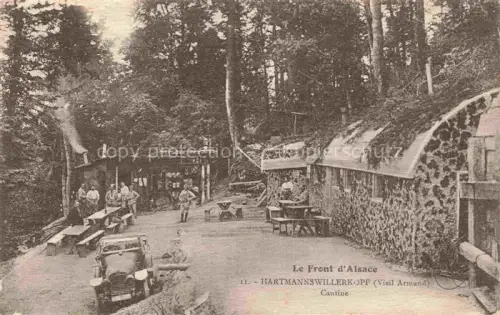 AK / Ansichtskarte Hartmannswillerkopf Hartmannsweilerkopf 68 Haut-Rhin Cantine