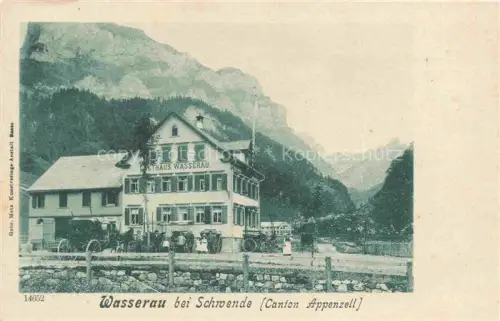 AK / Ansichtskarte Wasserau Wasserauen Schwende IR Gasthaus Wasserau