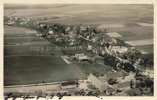 AK / Ansichtskarte Obergruna Siebenlehn Grossschirma Sachsen Fliegeraufnahme