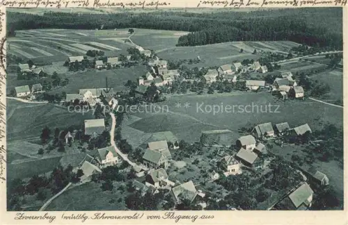AK / Ansichtskarte Zwerenberg Neuweiler Calw BW Fliegeraufnahme