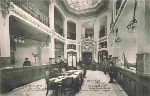 AK / Ansichtskarte MULHOUSE Muehlhausen 68 Haut-Rhin Comptoir d'Escompte de Mulhouse Interieur des Bureaux