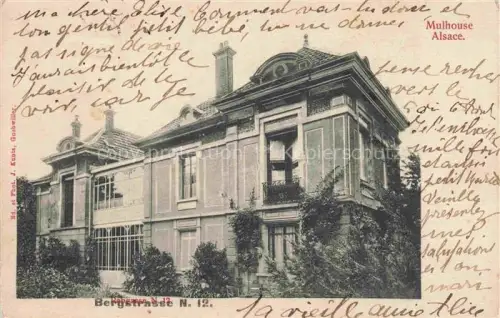 AK / Ansichtskarte MULHOUSE Muehlhausen 68 Haut-Rhin Bergstrasse Nr 12