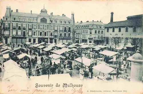 AK / Ansichtskarte MULHOUSE Muehlhausen 68 Haut-Rhin Marktplatz