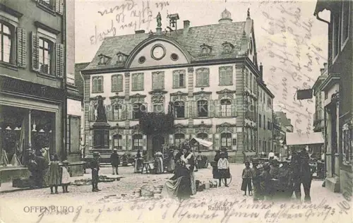 AK / Ansichtskarte OFFENBURG BW Rathaus