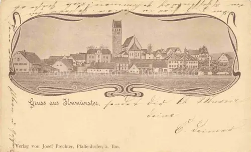 AK / Ansichtskarte Ilmmuenster Pfaffenhofen Bayern Ortsansicht