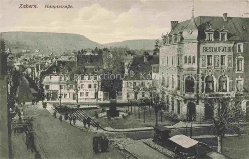 AK / Ansichtskarte Zabern Saverne Alsace 67 Bas-Rhin Hauptstrasse Feldpost